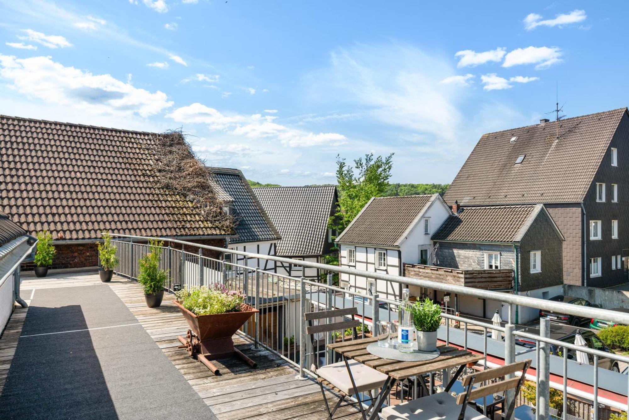 Mola Apartments-Charmante Ferienwohnung Im Herdecke Zentrum Fuer 3 Personen-Grosse Dachterrasse-Grill-Gratis Parken-Wlan Εξωτερικό φωτογραφία