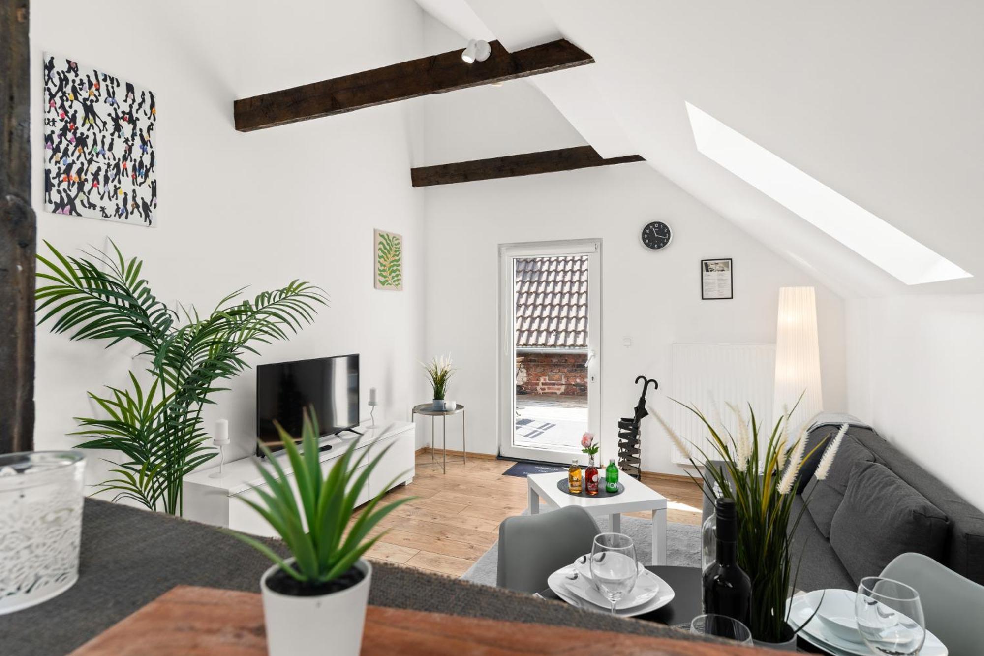 Mola Apartments-Charmante Ferienwohnung Im Herdecke Zentrum Fuer 3 Personen-Grosse Dachterrasse-Grill-Gratis Parken-Wlan Εξωτερικό φωτογραφία